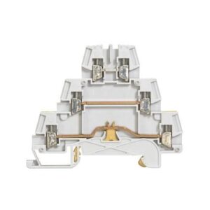 VIKING3 sorkapocs 2.5mm2 3emeletes csavarral szürke actor sorkapocs pne