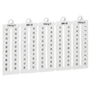 VIKING3 jelölő 1-100 vízszintes 6mm széles
