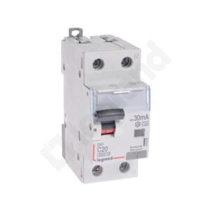 DX3 1P+N kombinált áramvédő C32A 6kA 30mA típus