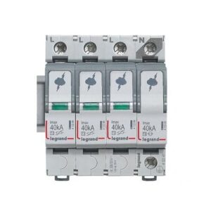 Túlfeszültség levezető T2 40kA 3P+N NR