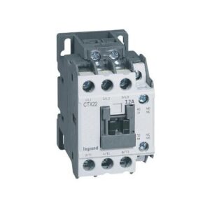 CTX3 mágneskapcsoló 3P 12A 1Z+1NY 24V 1 záró + 1 nyitó érintkező 24V AC