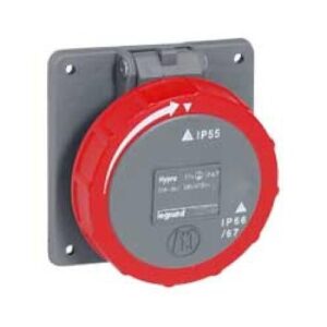 HYPRA dafbe-323 4P 32A 400V IP67 alj rögzíthető aljzat