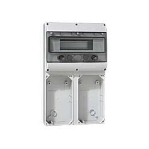P17 alapdoboz 441x265mm 13modul+2előlap P17 TEMPRA, előlap:220x125mm