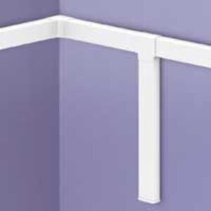 DLP klíma csatornafedél 100x60mm fehér 2m/db
