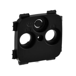 VALENA ALLURE TV-RD-SAT aljzat burkolat (30mm), fekete