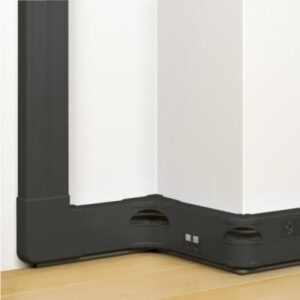 DLP-S kábelcsatorna 130x50mm, fekete hajlékony fedéllel, PM45 szerelvényhez