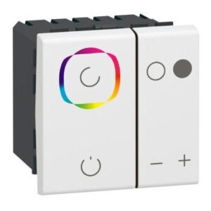 PRMOSAIC fényerő szabályzó dali RGB LED 2 modulos, fehér