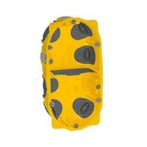 BATIBOX süllyesztődoboz kettes 142x72,8x40mm, 4/5 modulos, gumis