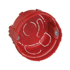 BATIBOX süllyesztődoboz egyes téglafalba, 40mm mély, furatátmérő 67mm, csavarokkal