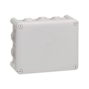 Kötődoboz 155x110x74mm falon kívüli, membrános, IP55, csavaros fedél, PLEXO