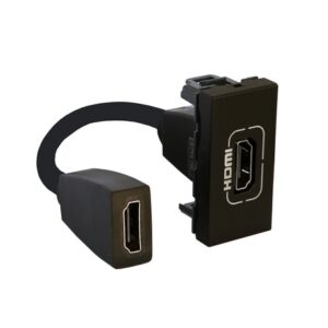 PRMOSAIC HDMI 1.4 ALJ EL.VEZ.1MOD.FK ELŐVEZETÉKEZETT, FEKETE