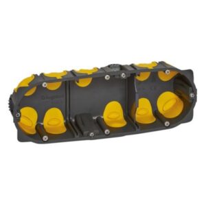 BATIBOX SÜLLY.DOB.HÁRMAS,6/8MOD.GUM. 6/8 MODULOS, GUMIS, 40mm MÉLY