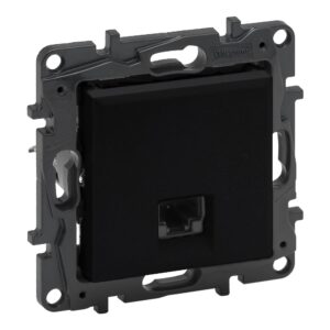 NILOÉ STEP 1xRJ45 Cat.6 UTP csatlakozóaljzat fekete