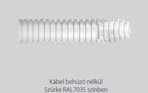 Gégecső 16 falba szürke 50m