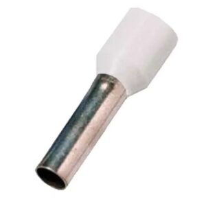 SZIGETELT ÉRVÉGHÜVELY 0.5mm2 DIN46228 T4, 0,5mm2 l=8mm fehér
