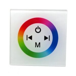 Fali LED vezérlő(RGB04)144W fehér 12V DC fali