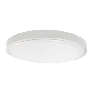 MENNYEZETI LED LÁMPA 24W 2500LM FEH IP44 295MM TERM. FEHÉR VTAC 76191