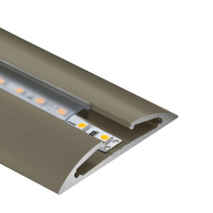 LED profilsín átlátszó fedéllel 2m reto inox