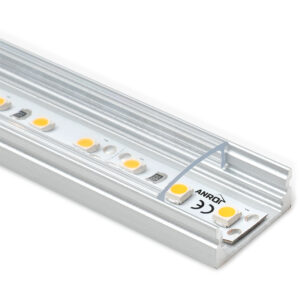 LED PROFILSÍN ALU ÁTL.BÚRÁVAL 2m/db OPÁL FEDÉLLEL ALP-002