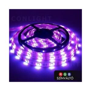 LED szalag 30LED IP65 színváltós 7,2W/m SMD5050