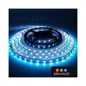 LED szalag 60LED IP20 színváltós 14,4W/m SMD5050