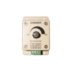 Fokozatmentes LED Dimmer tekerővel 12V DC 8A