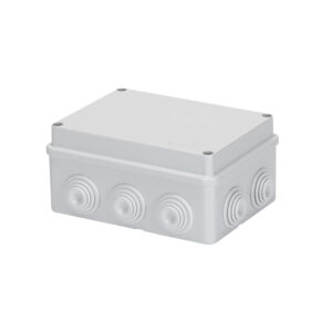 Kötődoboz 150x100x70mm falon kívüli, membrános, IP55, csavaros fedél