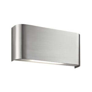 LED Wall fali lp. 1×10W LED 600lm silver