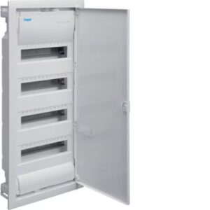 Elosztószekrény 4x12mod.sülly.tel.aj fém ajtós