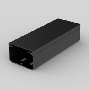 KOPOS kábelcsatorna LH 60x40mm fekete 2m/db 8db/doboz