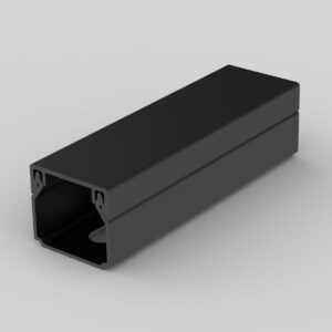 KOPOS kábelcsatorna LHD 20x20mm fekete 2m/db