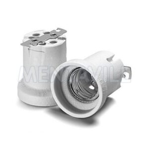 Foglalat E40 porcelán talpas