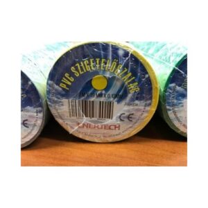 Szigetelőszalag 20x19mm sárga pvc