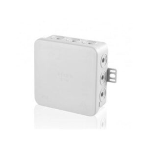 Kötődoboz 85x85x37mm falon kívüli, IP54, pattintós fedél