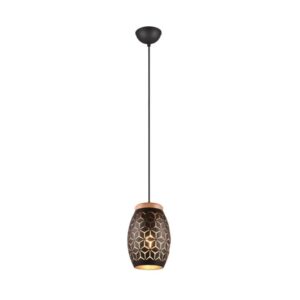 TRIO BIDAR függeszték excl.1xE27 28W fekete/arany