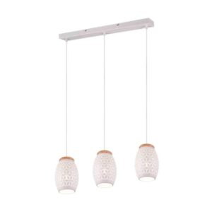 TRIO BIDAR függeszték excl.3xE27 3X28W E27   matt fehér