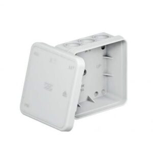 Kötődoboz A11 85x85x40mm falon kívüli, IP55 pattintós fedél szürke
