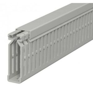 LK4/N kábelcsatorna perforált műanyag 15x60mm kőszürke 2m/db 24db/doboz