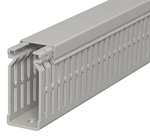 LK4/N kábelcsatorna perforált műanyag 25x60mm kőszürke 2m/db 16db/doboz