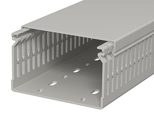 LK4/N kábelcsatorna perforált műanyag 100x60mm kőszürke 2m/db 8db/doboz
