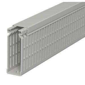 LK4/N kábelcsatorna perforált műanyag 25x80mm kőszürke 2m/db 16db/doboz