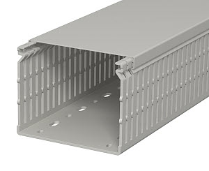 LK4/N kábelcsatorna perforált műanyag 100x80mm kőszürke 2m/db 8db/doboz