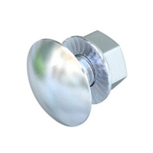 Félgömbfejű csavar+anya M6x12mm