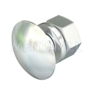 Félgömbfejű csavar M10x25mm alátéttel+anyával