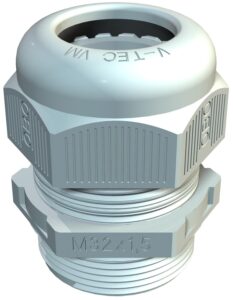 Tömszelence V-TEC M16x1,5 műanyag világosszürke