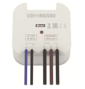 SEGÉDRELÉ VS-116B 1NC 16A 230VAC DOBOZBA ÉPÍTHETŐ