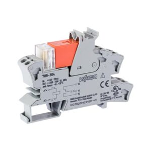 RELÉMODUL 24V DC, 1 VÁLTÓÉRINTKEZŐ PIROS ÁLLAPOTJELZÉS , HATÁRÁRAM 16A