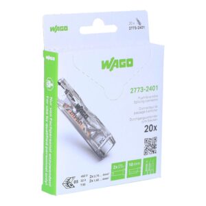 VEZETÉKÖSSZEKÖTŐ 1 PÓLUSÚ. ÁTL. 4mm2 TÖMÖR ÉS SODROTT VEZ.-HEZ 20db./csom