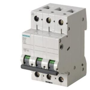 Kismegszakító 3P C 50A 6kA SIEMENS 5SL6350-7