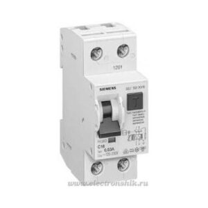 SIEMENS 5SU1353-1KK06 ÁRAMV.+KISMEG. 2P 6A 30mA + 1+N 6A